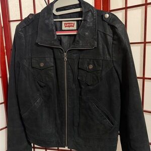 Levi's Women's Black Leather Jacket